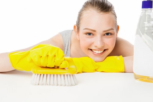 Vacuuming and floor cleaning in a West Norwood rental property