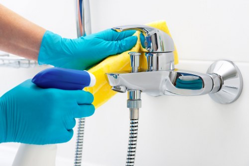 Local cleaners handling a kitchen deep clean in SE27