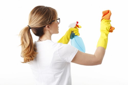 Local SE27 cleaner preparing a tidy, fresh living room